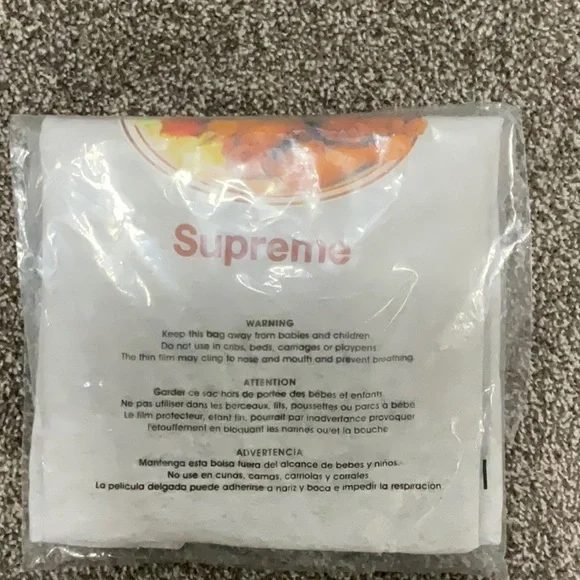 Supreme Chicken Dinner Tee Ash Grey SS18 (Spring Summer 2018) - Picture 4 of 5